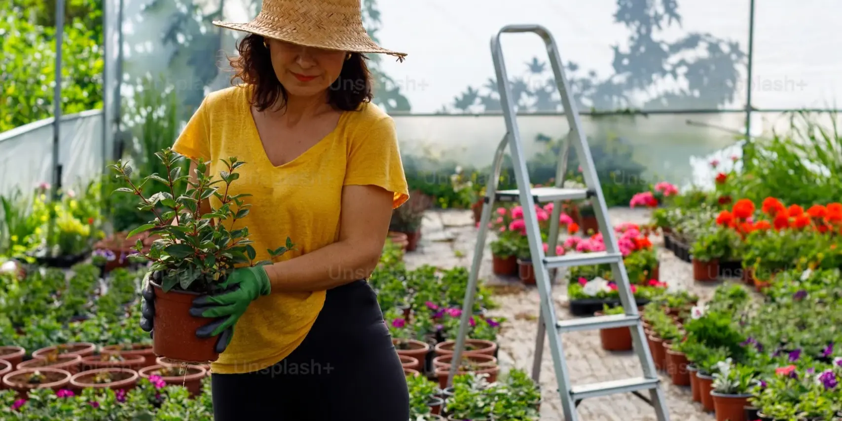 women with flower women with flower